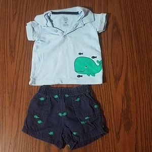 🏖3M Just One You by Carter's whale outfit